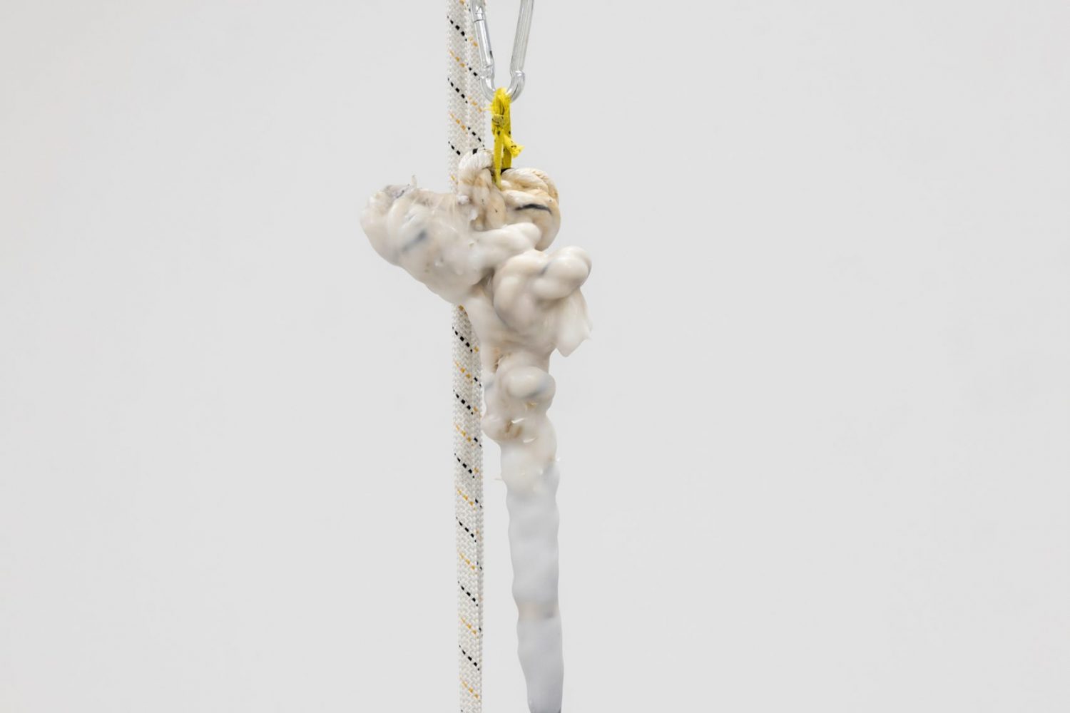 rope, wax, rubber, steel | H:37 X W:11,5 X D:8,5 cm | Photo: Liisa Mäkinen